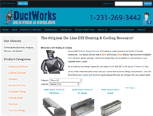 Tablet Screenshot of ductworks.net