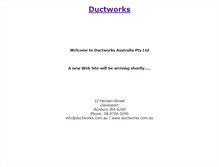 Tablet Screenshot of ductworks.com.au